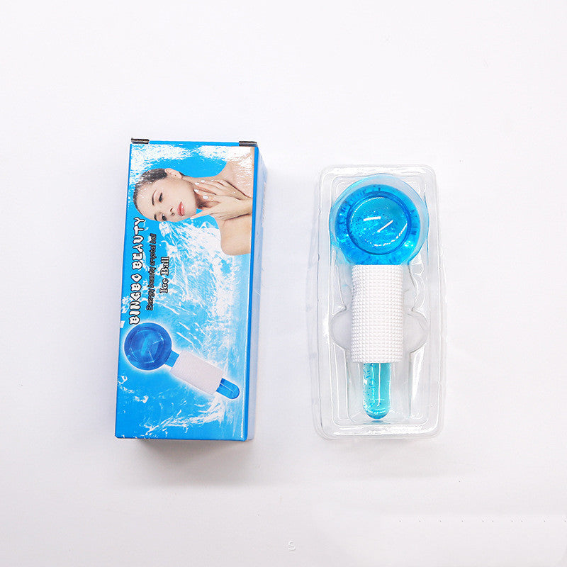 Crystal Ice Facial Massage Balls – Cooling Glass Beauty Therapy for Skin Tightening & Puffiness Relief