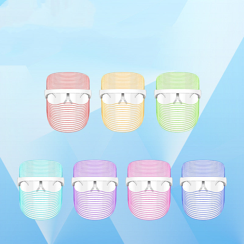 7-Color LED Red Light Therapy Mask – Skin Rejuvenation & Anti-Aging Device for Home Beauty and Recovery