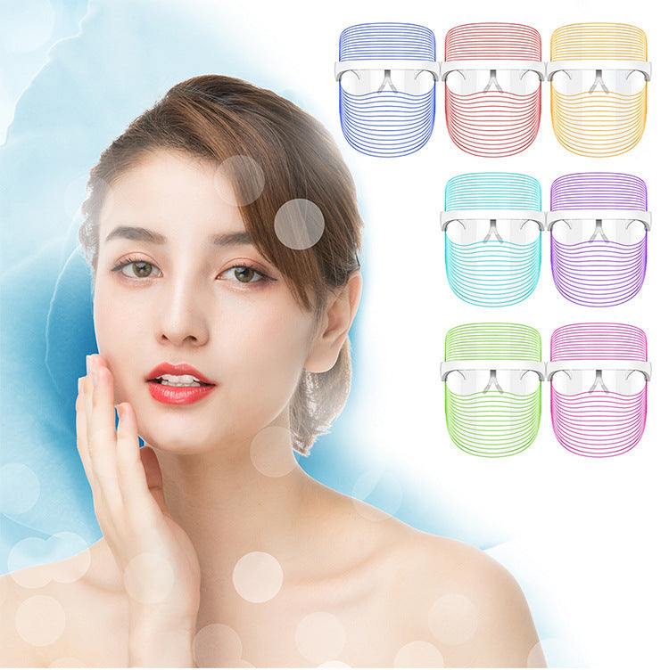 7-Color LED Red Light Therapy Mask – Skin Rejuvenation & Anti-Aging Device for Home Beauty and Recovery