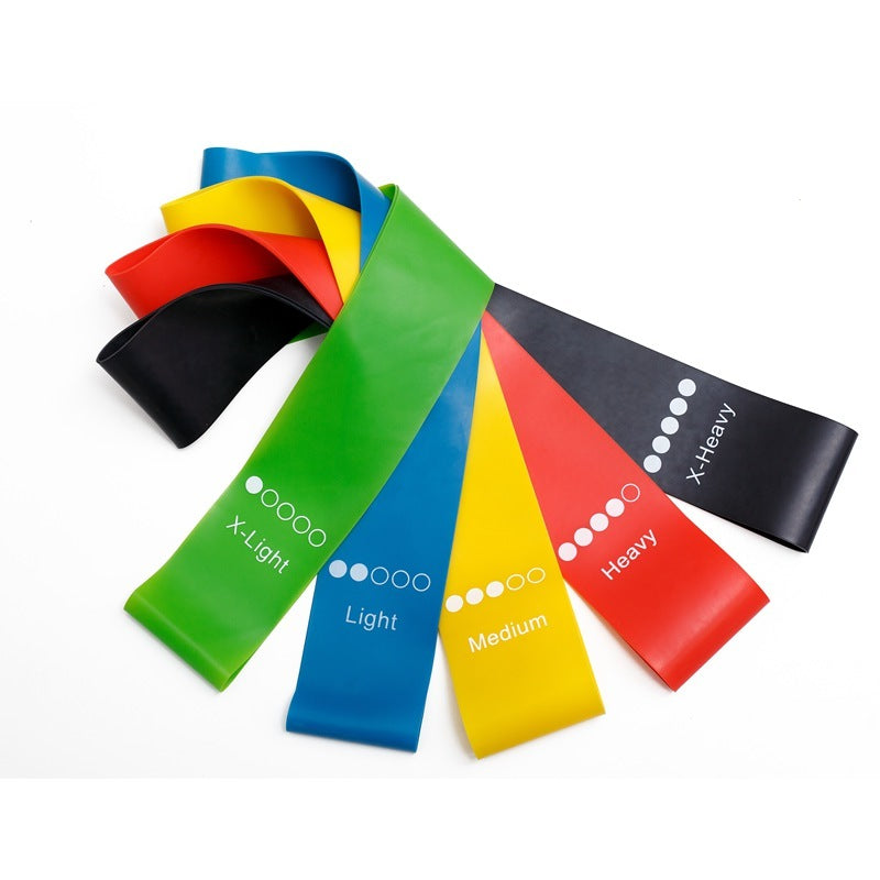 Health Resistance Bands Set – 5 Strength Levels for Yoga, Pilates, and Full-Body Workouts